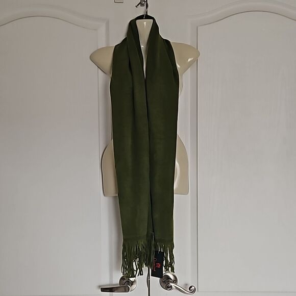 Charm Joah Women's Fringed Scarf One Size Green - Picture 7 of 16